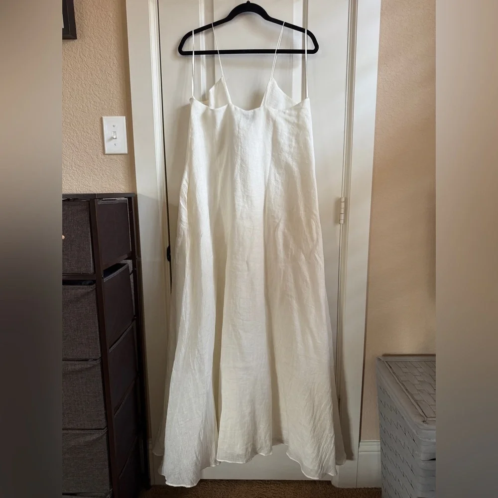 Massimo Dutti Linen Blend Maxi Dress - Picture 5 of 8